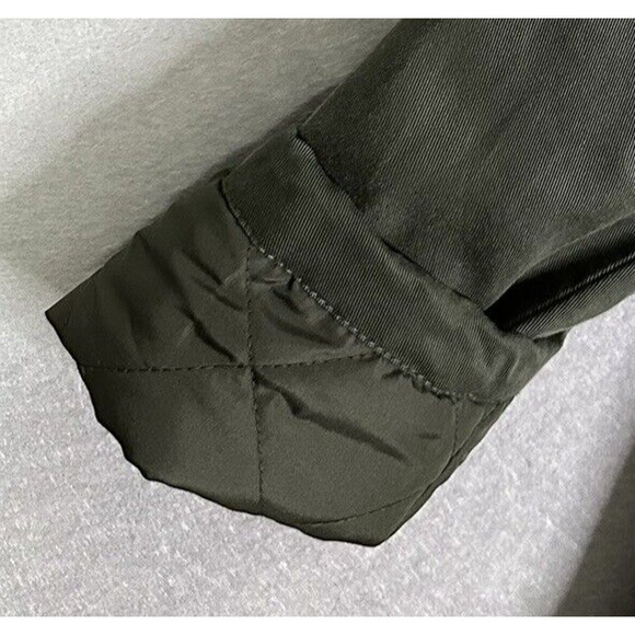 Anthropology BB Dakota Jacket Women Sz S Quilted Sleeves Oversized Asymmetrical - Picture 12 of 16